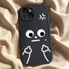 Expresiones Divertidas Repugnantes Adecuadas para Funda de Teléfono Apple 13 iPhone17/16Promax 14Pro Suave 12 Pareja Xr