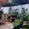 Suporte de Ferro Antiferrugem para Arco de Trepadeira Flor de Trepadeira Suporte para Trepadeira de Uva Suporte para Flor Rosa Suporte de Flor para Arco Externo Suporte para Trepadeira
