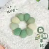 Ajo Verde Fresco Cuentas de Bodhi Tamaño Pequeño Cuentas de Bodhi Retorcidas a Mano para Niñas, un Artículo para Aliviar el Estrés