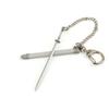 Espada a Animación Circundante Mini Ningyao Espada Ingenua Arma de Mano Espada Pequeña Aleación Decorativa Llavero Colgante