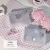Caja de Almacenamiento Pequeña para Tarjetas Adhesivas M5 de 3 pulgadas, Estilo Ins para Escritorio, Portatarjetas Japonés Mate con Botón de Presión y Tapa Yx