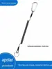 Equipamento de Pesca de Liberação Rápida Corda de Segurança de Fio de Aço Anel de Aço Inoxidável Alicate para Iscas Protetor de Vara Corda Mola Isca Vara Pesca ao Ar Livre