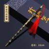 Romance de Fengshen Filme e Televisão Merchandising Lista de Fengshen Comerciantes Wang Jian com Bainha Arma de Metal Brinquedo Modelo de Liga Ornamentos 22CM