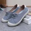 Zapatos de Mujer Estilo Nuevo de Pekín Antiguo para Mujeres de Mediana Edad y Mayores, Suela Suave, Cómodos, Versátiles para Primavera y Otoño, Planos Casuales Antideslizantes para el Trabajo
