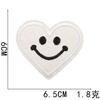 Xiao Tian tela bordada de estrellas pegatinas cara sonriente de amor etiqueta bordada para computadora Gree pegatinas de parche para planchar corazón de forma colorida