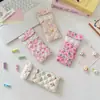 5758 Bolsita Acolchada con Estampado de Dibujos Animados para Gafas, Suave y Moderna para Niñas, Estuche Portátil para Gafas de Sol, Bolsa de Almacenamiento Antipresión para Estuche de Gafas