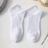 Calcetines de Algodón de Otoño, Calcetines Deportivos Sin Costuras, Calcetines Transpirables, Calcetines Estudiantes Antideslizantes Absorbentes de Impacto de Panal para Hombre, Calcetines Puros de Primavera, Verano y Otoño