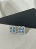 Versión Alta HW lirio incrustado con pedrería hoja de olivo trébol cadena para clavícula de moda lujo ligero sensación de alta gama collar sobre para mujer