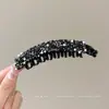 Pinza de Plátano de Satén de Gama Alta Estilo Coreano, Pasador Exquisito y Versátil para Mujer, Nuevo Modelo 2026, Pinza de Moño, Accesorio para el Cabello de Pinza Vertical