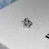Novos Brincos Pequena Estrela Zircônia Diamante Aço Titânio Parafuso Hélice da Orelha Unha do Osso da Orelha Joias Unhas do Osso da Orelha Feminino e Versátil