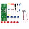 Kit de Luz de Policía Simulada Doble Color Estroboscópica Práctica de Soldadura Examen Vocacional Circuito de Entrenamiento de Habilidades Electrónicas Placa de Circuito Tj-56-91