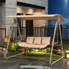 Silla Mecedora de Exterior, Silla Colgante, Cuna Doble para Patio, Hamaca para Terraza de Casa, Jardín, Patio Pequeño, Cesta Colgante, Columpio de Exterior