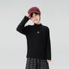 Valle del Viento 2026 Otoño Nuevo Estilo Coreano Sencillo Camiseta Básica de Cuello Alto Parcial para Niños Versátil Cálida Camiseta para Niños Moderna