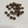 Atacado transfronteiriço Guangzhou liga de zinco vermelho antigo retrô não desbota acessórios para joias diy suporte de flor espaçador espessura 12mm