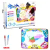 Manta de lienzo de agua para colorear, escribir y dibujar, con patrón de escritura de agua de doble cara, para descompresión infantil, transfronteriza