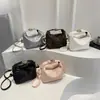 Bolsa de Ombro Única Nova Tendência 2025 Estilo Influenciador de Moda Bolsa Almofada Texturizada Chique Bolsa Transversal de Nicho para o Dia a Dia