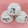 Vajilla de cerámica de fábrica tazón de ensalada de cerámica de 5 pulgadas serie Panda bendición de algodón tazón para fideos vajilla de cocina al por mayor