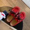 Sandalias con Plataforma de Cordones Estilo Birkenstock para Mujer, Punta Ancha, Cuero Genuino, de Moda, para Exteriores, Primavera y Otoño 2026