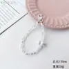 Estilo Nuevo de Verano Fresco y Dulce Cadena de Cristal de Nube para Teléfono Móvil Colgante para Funda de Teléfono Móvil Cordón Perezoso Llavero Anticaída