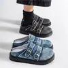 Zapatillas Birkenstock modelo nuevo 2026, zapatos casuales para deportes al aire libre y uso diario, zapatos slip-on de mezclilla lavada y desgastada
