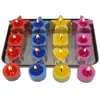 Portavelas transparente en forma de corazón cuadrado estrella de cinco puntas carcasa de plástico PVC set de herramientas para velas de aromaterapia mecha de color cera empaque