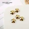 Mini Joias de Liga Metálica Estrela de Cinco Pontas Lua para Nail Art Populares Dourado e Prateado Estéreo DIY Acessórios Pequenos Usáveis para Nail Art