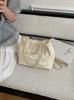 Bolsa Saco Texturizada da Moda Estilo Chanel, Bolsa de Mão com Design de Nicho para Mulheres, Novo Modelo 2026 Bolsa Quadrada Pequena com Corrente Transversal