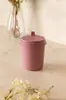 Copo com Tampa Ursinho 400ml Rosa PP e Bambu - Lyor