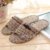 Zapatillas de algodón y lino estilo europeo para salón de belleza al por mayor, suela de tendón de res, zapatillas para el hogar para suelo de madera para parejas, verano, Cuatro Estaciones