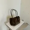 Bolsa de ombro única Ruien nicho tendência 2026 nova bolsa de balde simples fashion feminina bolsa de mão casual para o dia a dia