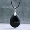 Temu Venda Quente Pedra Natural 25*46 Formato Gota Pingente de Colar Acessórios DIY Pingente de Brinco de Cristal Natural Atacado