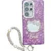 Funda para Teléfono Móvil Pulsera Espejo Corona Electrochapada IMD Adecuada para Apple 16E Película para Lente 15 Estilo Girly 14 Sentido de Alta Gama 13