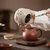 Latas de Té Cerámicas para Hogar Grandes y Pequeñas Latas Selladas Latas de Almacenamiento de Té Pu'Er Cajas de Té Portátiles Chinas para Latas de Almacenamiento de Té