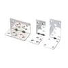 Soporte de Ángulo de Acero Laminado en Frío, Escuadra en L de 90 Grados, Conector de Soporte de Estante, Sujetador de Ángulo Recto, Ángulo de Hierro, Escuadra de Ángulo Galvanizada Engrosada