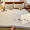 Alfombrilla Refrigerante de Seda Helada de Verano, Grado Materno e Infantil Clase A, Modelo Nuevo 2026, Alfombrilla Suave para el Hogar, Lavable a Máquina, Galleta Linda, Frijol de Hielo