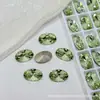 Wuzhou K9 Super Brilhante 8X12 Pedra de Strass em Formato de Ovo de Pombo 1:1 Réplica de Acessórios para Nail Art Huazi Pontiagudos de Fundo Decorativo DIY
