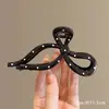 Pinza de garra grande y suave para la nuca, pinza de tiburón elegante y con clase para cabello voluminoso, elegante accesorio para el cabello