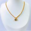 Europa y los Estados Unidos transfronterizos nueva moda personalizada retro ojo de diablo cadena de garra de diamantes de imitación corta cadena de cuello cadena de clavícula para mujeres