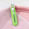 Estilete Colorido Simples para Estudantes Abrir Pacotes, Mini Cortador de Papel de Artesanato Portátil Estiloso Atacado