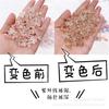 Acessórios de Resina Laço que Muda de Cor diy Grampo de Cabelo de Gel Creme Nail Art Pequenos Acessórios Capa de Celular Borboleta Tridimensional que Muda de Cor