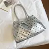 E-commerce Transfronteiriço Nova Bolsa Elegante de Bolinhas Pequena para Mulheres Moda de Nicho Diária Bolsa Saco Única Alça de Ombro Transversal