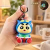 Chaveiro Pingente Boneco Shin-Chan e Shiro Noturno Lápis que Brilha no Escuro Presente Fofo Estilo Fofo