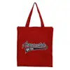 Bolsa de Tote de Lona, Bolsa de Compras Ecológica, Bolsa de Algodón Promocional, Bolsa de Lona Laminada, Personalizable con Logo, Portátil
