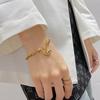 Joyería Opk al por mayor Moda europea y americana Viento ins amor joyería de acero inoxidable personalidad alto sentido pulsera de acero titanio mujeres