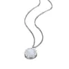 Collar Minimalista Transfronterizo para Mujer, Cadena para Suéter de Acero Inoxidable con Colgante de Concha Inglesa a la Moda, Cadena Metálica de Nicho para Suéter