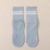 Calcetines Deportivos para Niños Primavera y Otoño Cuatro Estaciones Algodón Puro Calcetines de Media Caña Color Sólido Moda Combinable Silicona Antideslizante Calcetines de Yoga Profesionales
