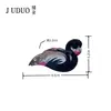 Novo Prendedor de Cabelo Flamingo de PVC Série Animal Desenho Animado Fofo Acessórios para Cabelo Parte de Trás da Cabeça Disco Clipe Tubarão Atacado Mulheres