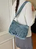 Bolso retro minimalista con múltiples bolsillos para mujer, nueva colección otoño 2026, bandolera moderna y elegante, bolso cruzado casual