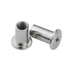 Yisheng Hardware Tuerca de Unión Cruzada de Acero Niquelado para Llave Hexagonal Tuerca Plana Empalme Cruzado M6/M8