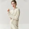 Cardigan de Cachemira para Mujer Estilo Coreano Suave Otoño e Invierno Cuello de Aguja de Lingote para Mujer Chaqueta Tejida de Diamantes Color Puro Mangas Largas